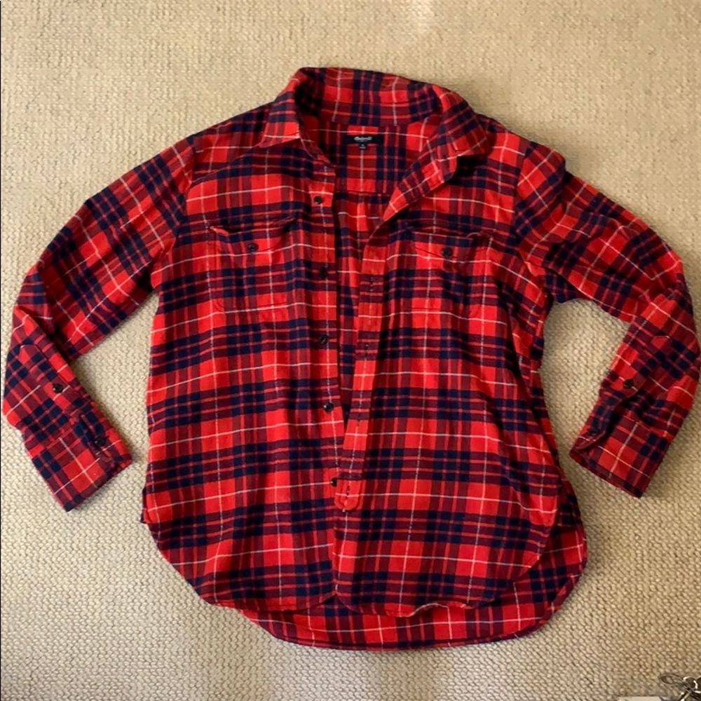 Madewell Red Flannel